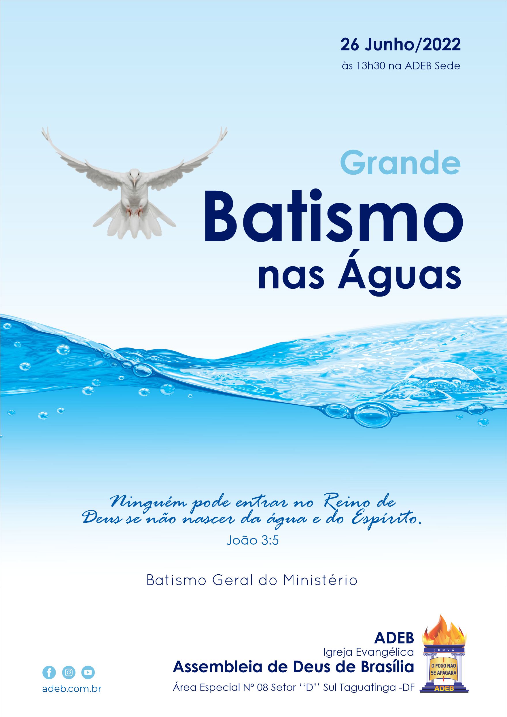 Batismo nas Águas - 2022